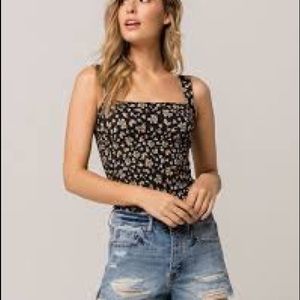 Billabong floral tank top